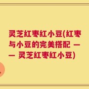 灵芝红枣红小豆(红枣与小豆的完美搭配 —— 灵芝红枣红小豆)