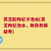 灵芝配枸杞子泡水(灵芝枸杞泡水，助你养颜益寿)