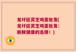 龙圩区灵芝鸡蛋批发(龙圩区灵芝鸡蛋批发：新鲜健康的选择！)