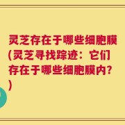 灵芝存在于哪些细胞膜(灵芝寻找踪迹：它们存在于哪些细胞膜内？)