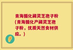 青海循化藏灵芝孢子粉(青海循化产藏灵芝孢子粉，优质天然食材供应。)