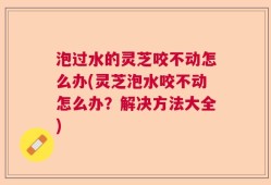 泡过水的灵芝咬不动怎么办(灵芝泡水咬不动怎么办？解决方法大全)