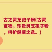古之灵芝孢子粉(古灵宝物，珍贵灵芝孢子粉，呵护健康之选。)