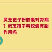 灵芝孢子粉胶囊对肾病？灵芝孢子粉胶囊有副作用吗