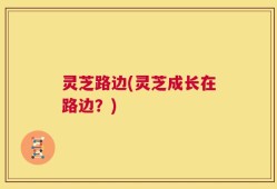 灵芝路边(灵芝成长在路边？)