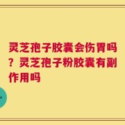 灵芝孢子胶囊会伤胃吗？灵芝孢子粉胶囊有副作用吗