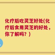 化疗后吃灵芝好处(化疗后食用灵芝的好处，你了解吗？)