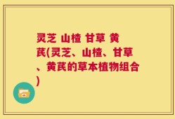 灵芝 山楂 甘草 黄芪(灵芝、山楂、甘草、黄芪的草本植物组合)