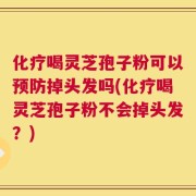 化疗喝灵芝孢子粉可以预防掉头发吗(化疗喝灵芝孢子粉不会掉头发？)