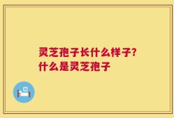 灵芝孢子长什么样子？什么是灵芝孢子