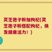 灵芝孢子粉加枸杞(灵芝孢子粉搭配枸杞，焕发健康活力！)