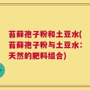 苔藓孢子粉和土豆水(苔藓孢子粉与土豆水：天然的肥料组合)