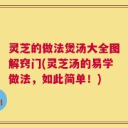 灵芝的做法煲汤大全图解窍门(灵芝汤的易学做法，如此简单！)