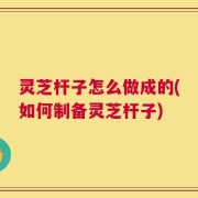 灵芝杆子怎么做成的(如何制备灵芝杆子)