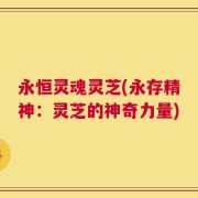 永恒灵魂灵芝(永存精神：灵芝的神奇力量)