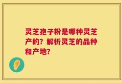 灵芝孢子粉是哪种灵芝产的？解析灵芝的品种和产地？
