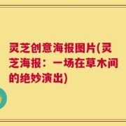 灵芝创意海报图片(灵芝海报：一场在草木间的绝妙演出)