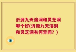 沂源九天溶洞和灵芝洞哪个好(沂源九天溶洞和灵芝洞有何异同？)