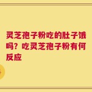 灵芝孢子粉吃的肚子饿吗？吃灵芝孢子粉有何反应