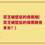 灵芝破壁后的保质期(灵芝破壁后的保质期有多长？)