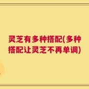 灵芝有多种搭配(多种搭配让灵芝不再单调)