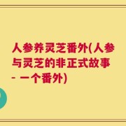 人参养灵芝番外(人参与灵芝的非正式故事 - 一个番外)