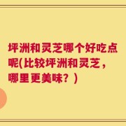 坪洲和灵芝哪个好吃点呢(比较坪洲和灵芝，哪里更美味？)