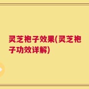灵芝袍子效果(灵芝袍子功效详解)