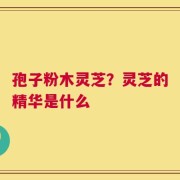 孢子粉木灵芝？灵芝的精华是什么