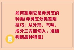如何鉴别它是赤灵芝的种类(赤灵芝分类鉴别技巧：从外形、气味、成分三方面切入，准确判断品种特征)