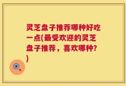 灵芝盘子推荐哪种好吃一点(最受欢迎的灵芝盘子推荐，喜欢哪种？)