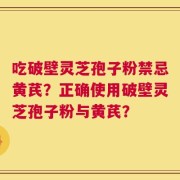 吃破壁灵芝孢子粉禁忌黄芪？正确使用破壁灵芝孢子粉与黄芪？