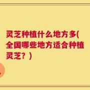 灵芝种植什么地方多(全国哪些地方适合种植灵芝？)