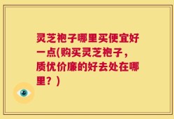 灵芝袍子哪里买便宜好一点(购买灵芝袍子，质优价廉的好去处在哪里？)