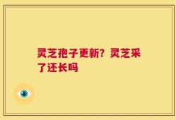 灵芝孢子更新？灵芝采了还长吗