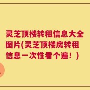 灵芝顶楼转租信息大全图片(灵芝顶楼房转租信息一次性看个遍！)