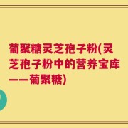 葡聚糖灵芝孢子粉(灵芝孢子粉中的营养宝库——葡聚糖)