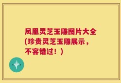 凤凰灵芝玉雕图片大全(珍贵灵芝玉雕展示，不容错过！)