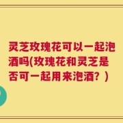 灵芝玫瑰花可以一起泡酒吗(玫瑰花和灵芝是否可一起用来泡酒？)