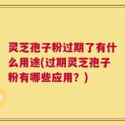 灵芝孢子粉过期了有什么用途(过期灵芝孢子粉有哪些应用？)