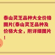 泰山灵芝品种大全价格图片(泰山灵芝品种及价格大全，附详细图片！
