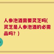 人参泡酒需要灵芝吗(灵芝是人参泡酒的必需品吗？)