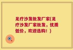 足疗沙发批发厂家(足疗沙发厂家批发，优质低价，欢迎选购！)