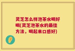 灵芝怎么样泡茶水喝好喝(灵芝泡茶水的最佳方法，喝起来口感好)