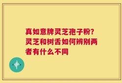 真如意牌灵芝孢子粉？灵芝和树舌如何辨别两者有什么不同