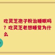 吃灵芝孢子粉治睡眠吗？吃灵芝老想睡觉为什么