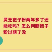 灵芝孢子粉两年多了还能吃吗？怎么判断孢子粉过期了没