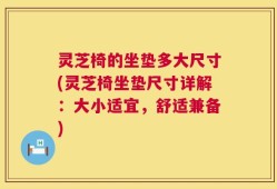 灵芝椅的坐垫多大尺寸(灵芝椅坐垫尺寸详解：大小适宜，舒适兼备)