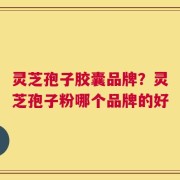 灵芝孢子胶囊品牌？灵芝孢子粉哪个品牌的好