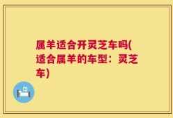 属羊适合开灵芝车吗(适合属羊的车型：灵芝车)